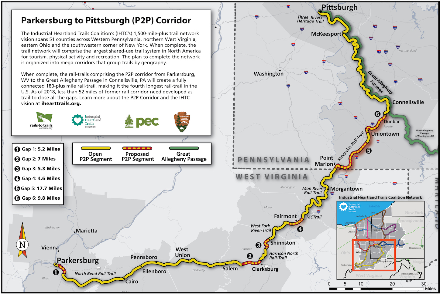 A new path to economic development: Mon River Rail-Trail inducted into ...