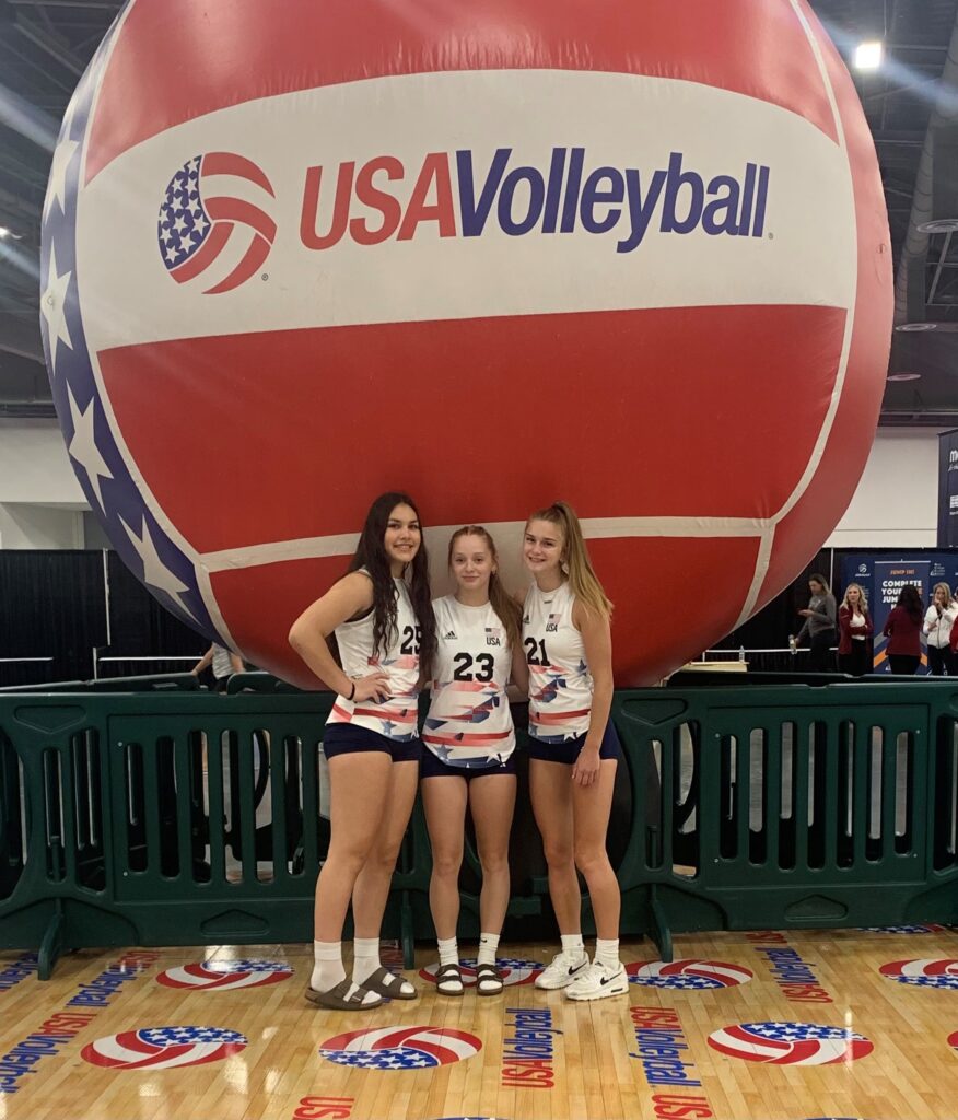 Local volleyball players get collegiate exposure at USA Volleyball