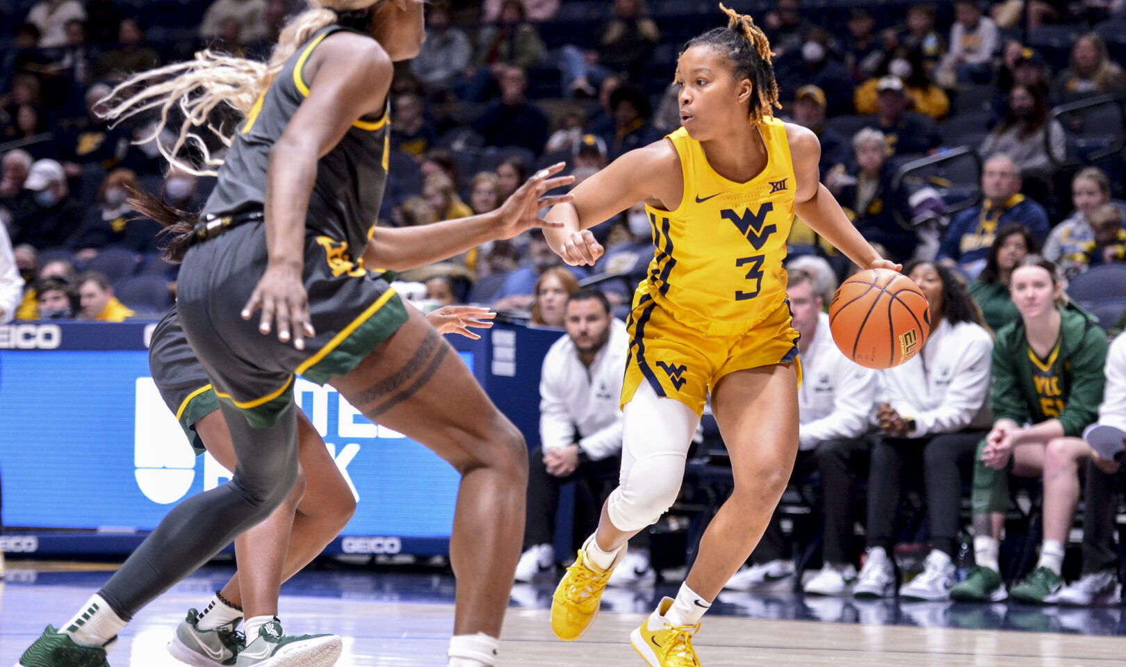 KK Deans goes down, WVU gets off to very slow start in 8754 loss to