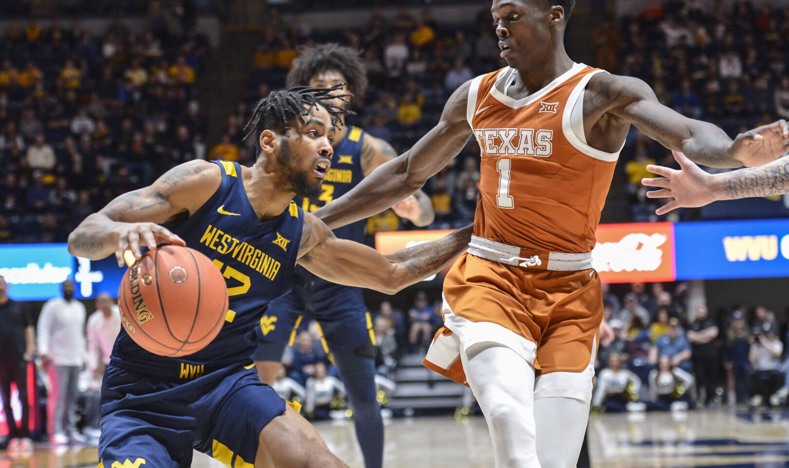 NOTEBOOK WVU let's another big lead slip away in second half vs. Texas