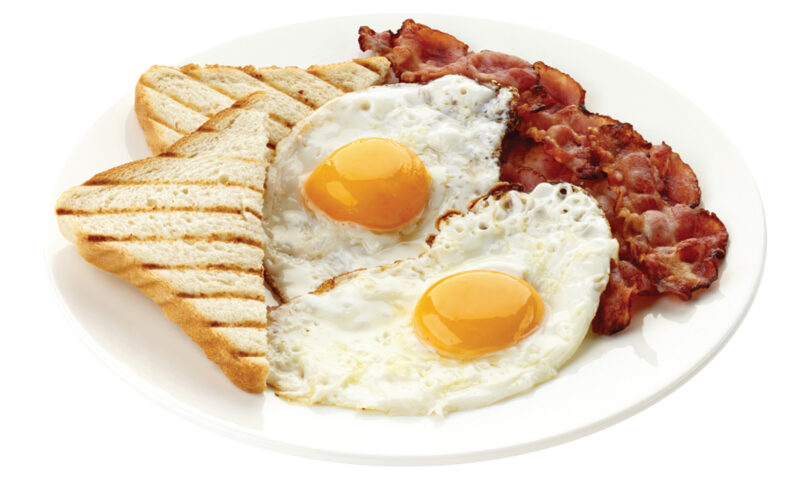 bacon and eggs