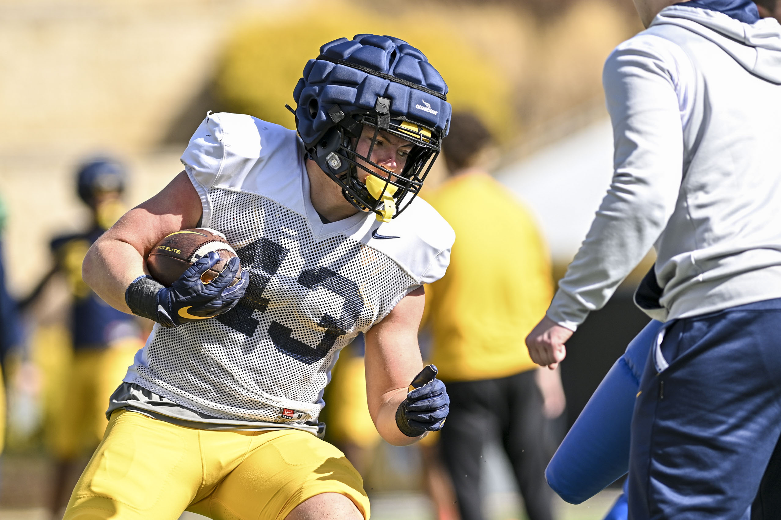 Uhs Product Colin Mcbee Pushing For Playing Time As Wvu Fullback Dominion Post 
