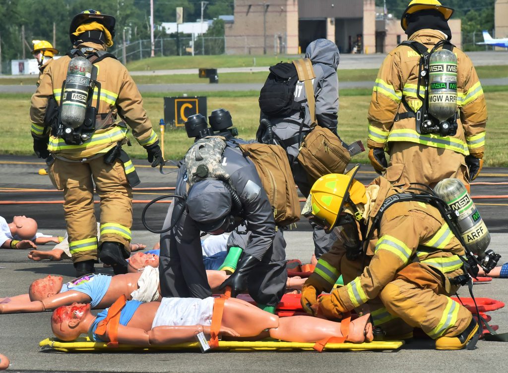 Morgantown, U.S. Army conduct emergency airport exercise - Dominion Post