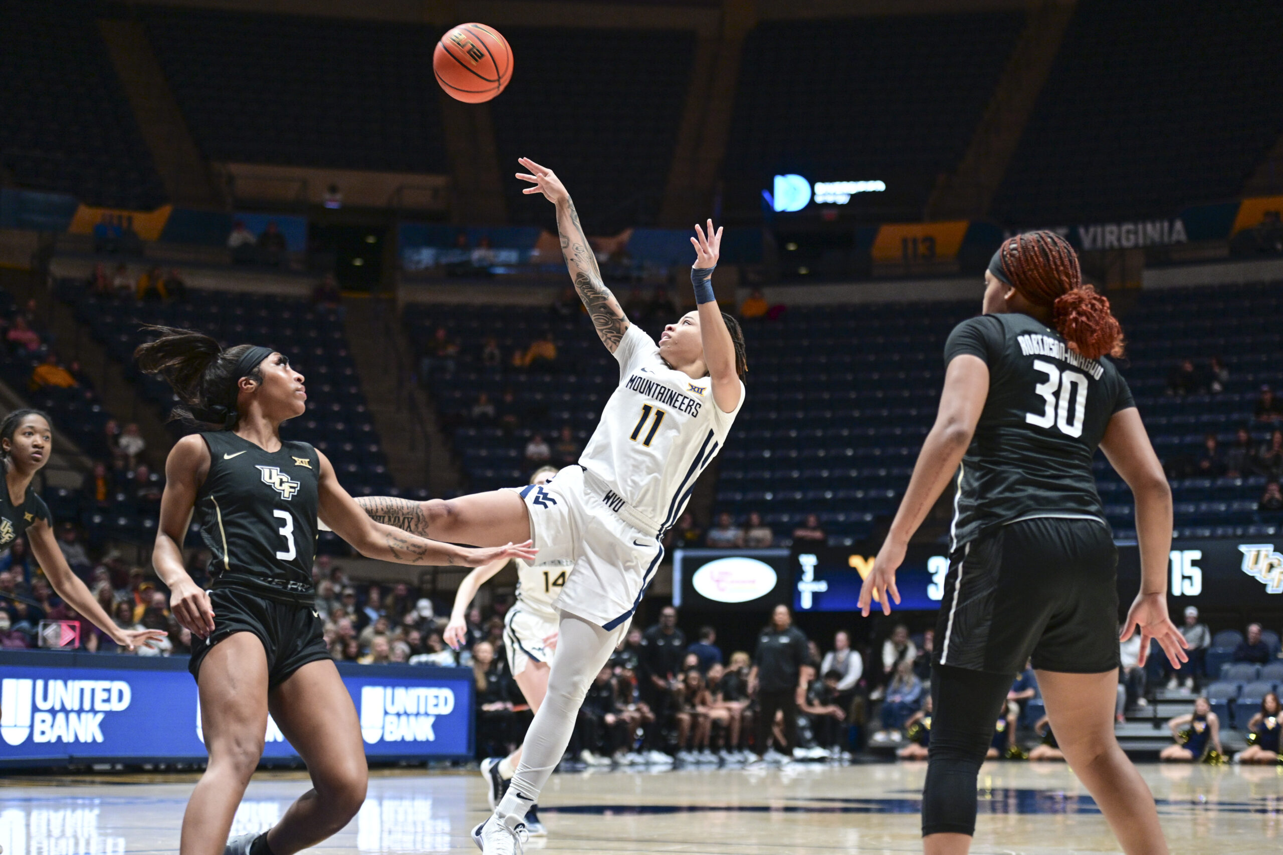 Quinerly scores 26 as Mountaineers coast to 41-point win over UCF ...