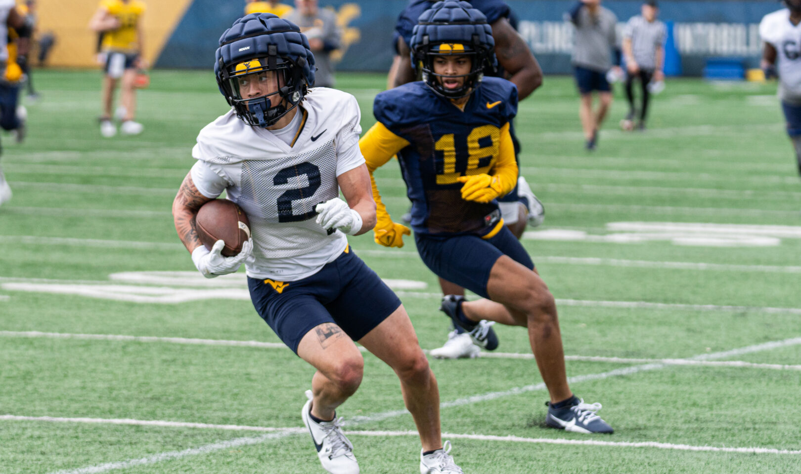 NOTEBOOK: WVU experimenting with Rodney Gallagher on defense - Dominion ...