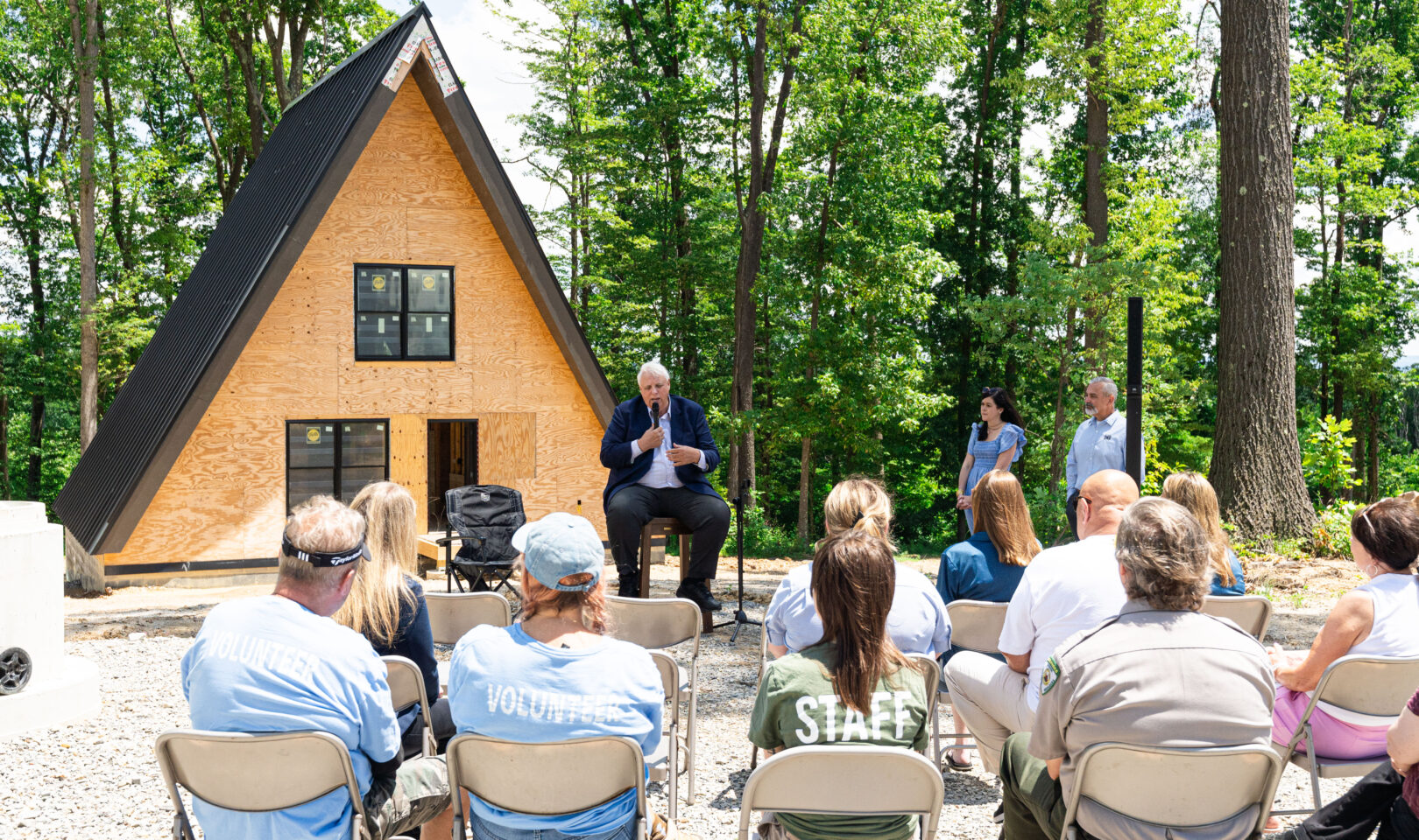 Gov. Justice celebrates new cabins, upgrades at Coopers Rock State ...